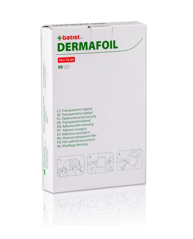 Dermafoil Pflaster 10* 12cm steril 1Stk